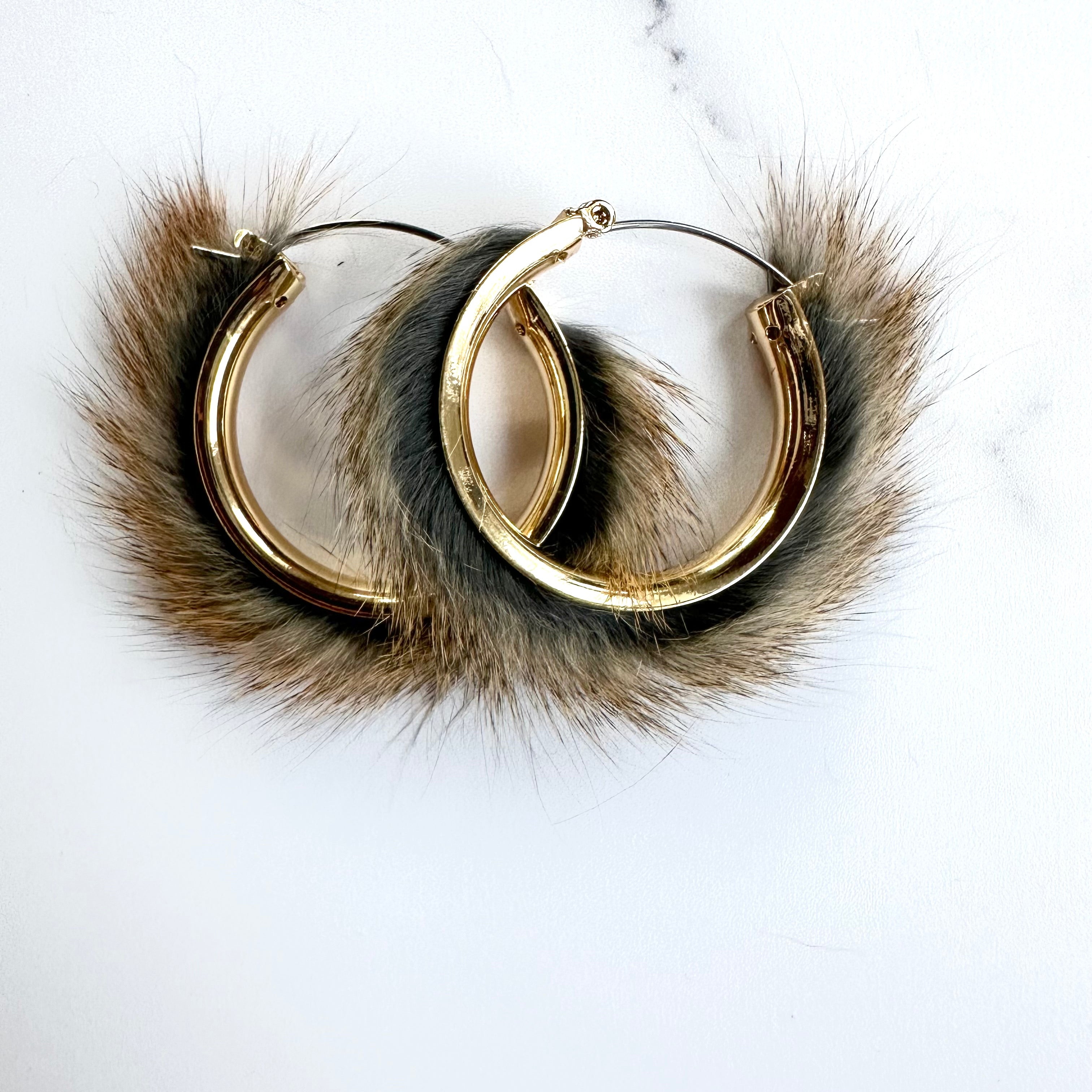 Squirrel Medium Hoops