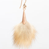 Marten Copper Pom Earrings