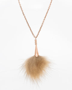 Marten Copper Pom Necklace