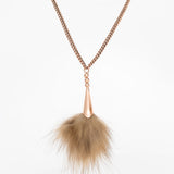 Marten Copper Pom Necklace