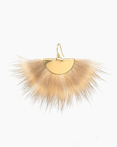 Marten Gold Fan Earrings