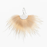 Marten Silver Fan Earrings