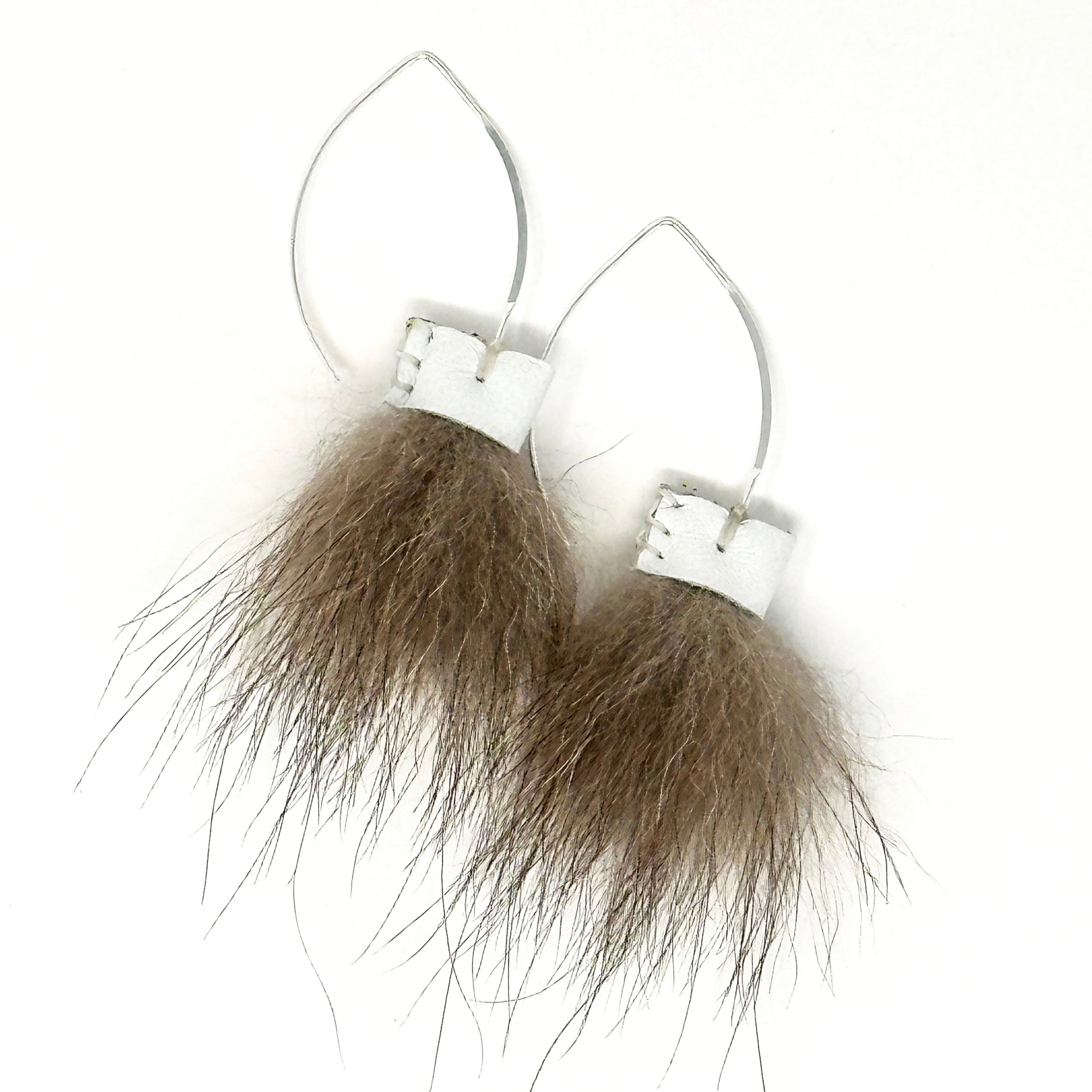 Wolf Marquise Ear Hooks