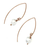 Rose gold opalite hooks